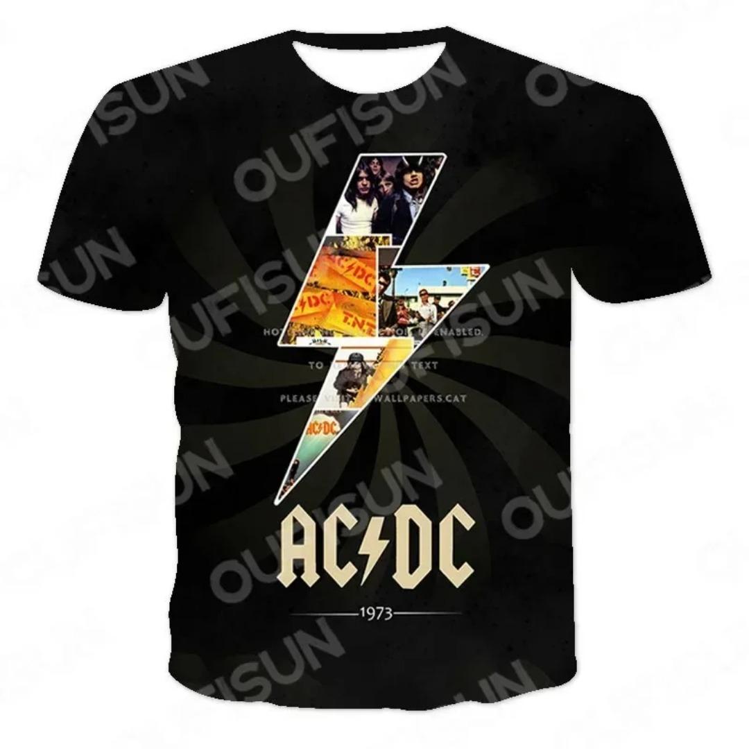 Rundhals-T-Shirts mit kurzen Ärmeln für Herren und Damen, 3D-bedruckte AC DC-Shirts, Pop-Rock, Street-Casual-Tops, neue Sommermode L Rundhals-T-Shirts mit kurzen Ärmeln für Herren und Damen, 3D-bedruckte AC DC-Shirts, Pop-Rock, Street-Casual-Tops, neue Sommermode L von Joom DACH