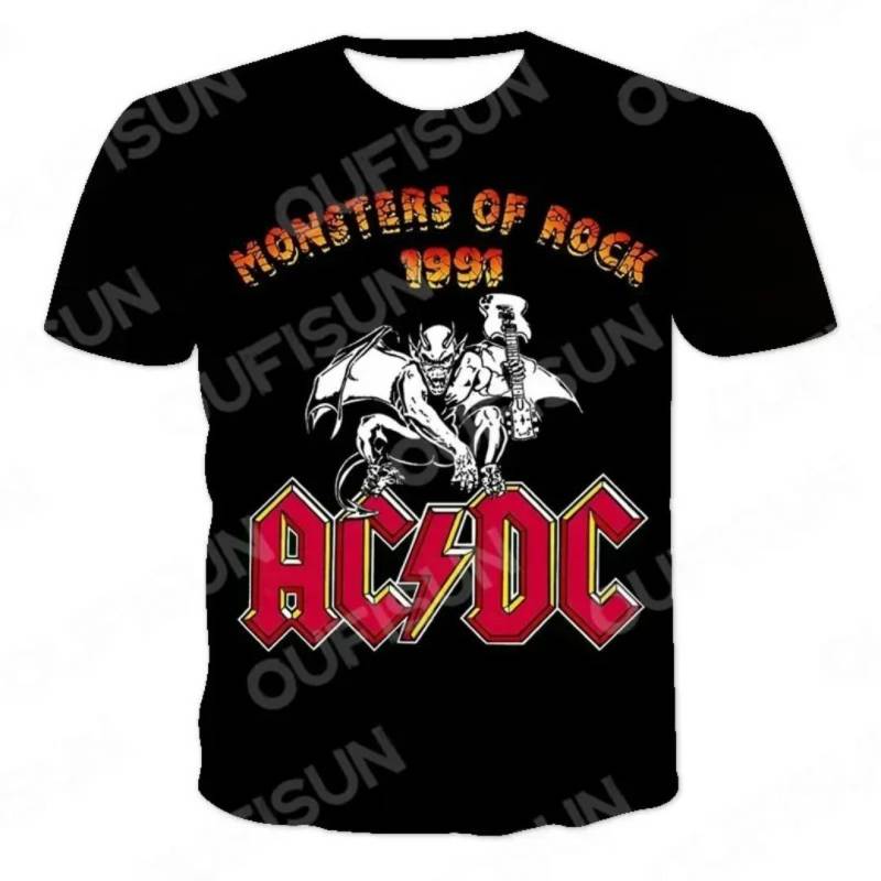 Rundhals-T-Shirts mit kurzen Ärmeln für Herren und Damen, 3D-bedruckte AC DC-Shirts, Pop-Rock, Street-Casual-Tops, neue Sommermode L Rundhals-T-Shirts mit kurzen Ärmeln für Herren und Damen, 3D-bedruckte AC DC-Shirts, Pop-Rock, Street-Casual-Tops, neue Sommermode L von Joom DACH