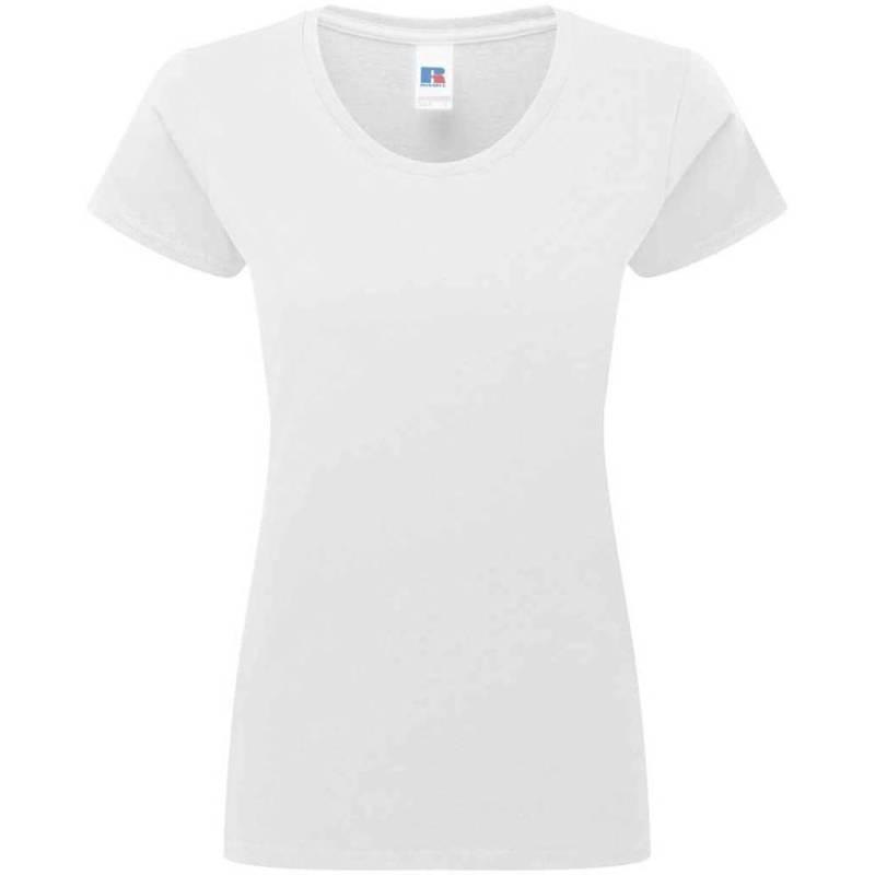 Russell Damen/Damen Authentisches Klassisches T-Shirt S weiß von Joom DACH
