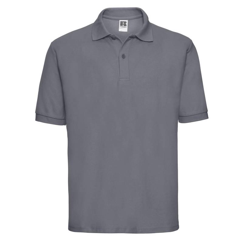Russell Herren-Poloshirt aus Polycotton-Piqué XS grau von Joom DACH