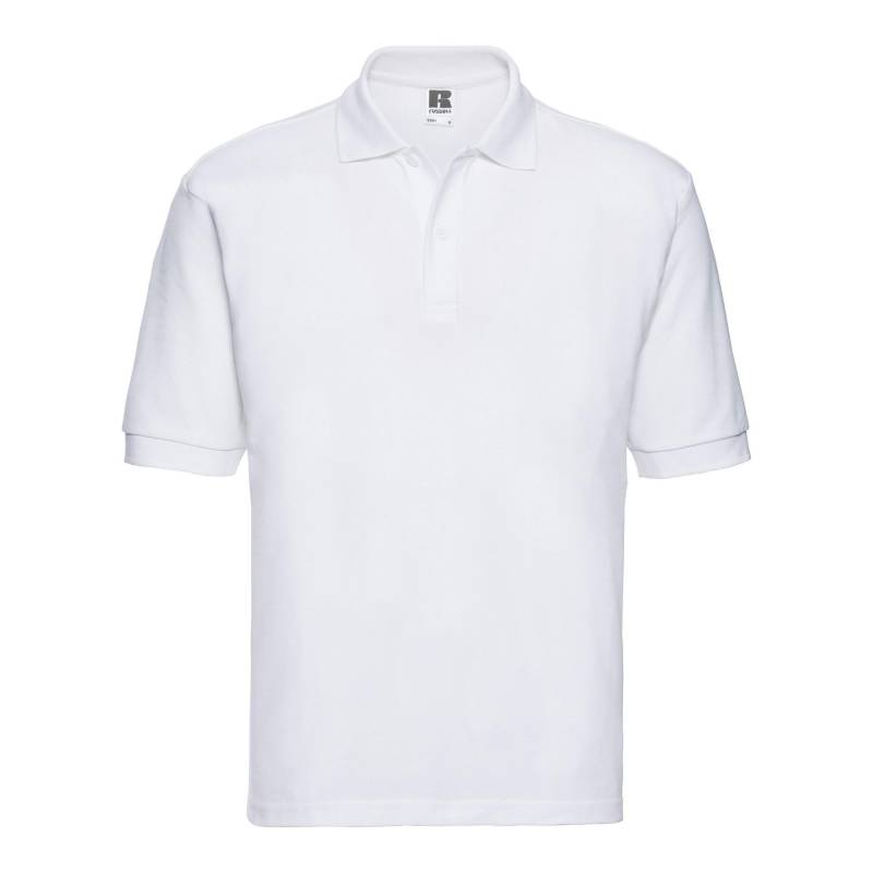 Russell Herren-Poloshirt aus Polycotton-Piqué XXL weiß von Joom DACH