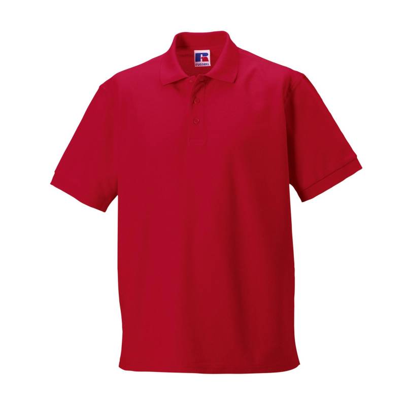 Russell Ultimatives klassisches Herren-Poloshirt aus Baumwolle XS rot von Joom DACH