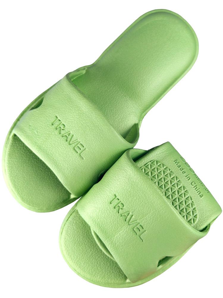 Rutschfeste, faltbare Reise-Hausschuhe für Damen und Herren – perfekt zum Schwimmen, für den Strand, ins Hotel und auf Geschäftsreisen. 38-39 hellgrüne von Joom DACH