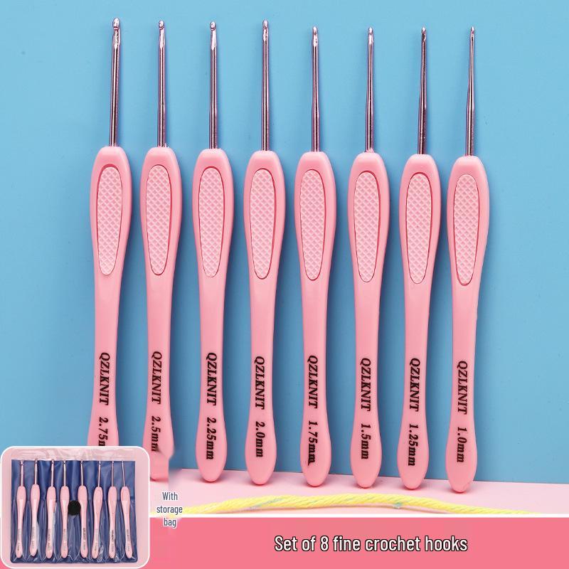 Rutschfestes Häkelnadel-Set aus Edelstahl für DIY-Stricken und Anfänger von Joom DACH