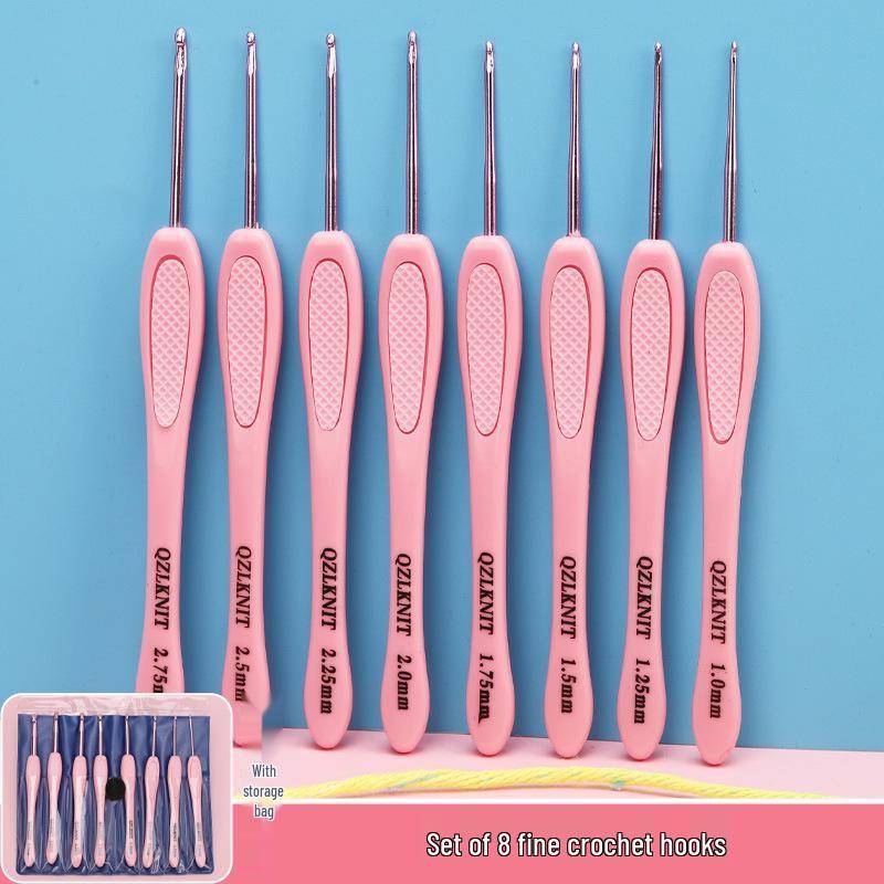 Rutschfestes Häkelnadel-Set aus Edelstahl für DIY-Stricken und Anfänger von Joom DACH