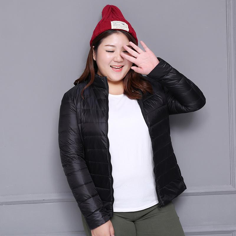 S/7XL Plus Size Leichte Daunenjacke Dünne Daunenjacke Damen Herbst Winter Schlank Kurz Warm Weiß Entendaunenmantel 7XL schwarz S/7XL Plus Size Leichte Daunenjacke Dünne Daunenjacke Damen Herbst Winter Schlank Kurz Warm Weiß Entendaunenmantel 7XL schwarz von Joom DACH