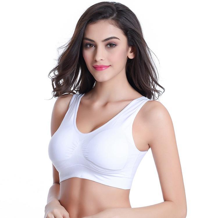 S-6XL Frauen Sport-Bh Fitness Lauf Weste Gym Workout Unterwäsche Gepolsterte Crop Tops Weibliche Sportswear Büstenhalter Push-Up Bhs XXXL weiß S-6XL Frauen Sport-Bh Fitness Lauf Weste Gym Workout Unterwäsche Gepolsterte Crop Tops Weibliche Sportswear Büstenhalter Push-Up Bhs XXXL weiß von Joom DACH