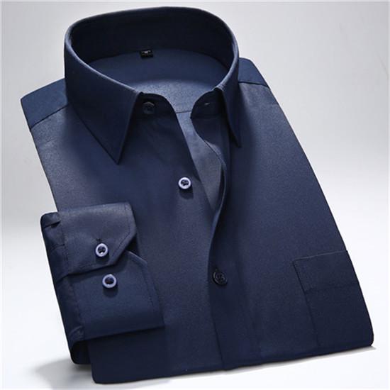 S~7xl Große Männer Formelle Hemden Solide Langarm Regular Fit für Business Party 3XL von Joom DACH