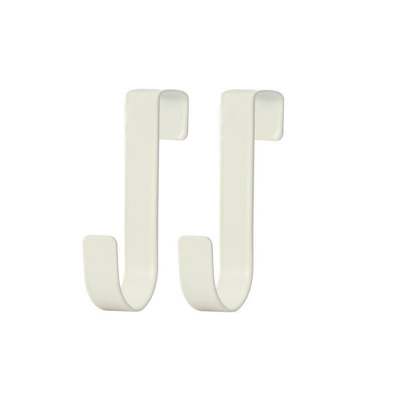 S-förmiger Edelstahl-Haken hinter der Küchenschranktür, Mehrzweck-Lochfreies Badezimmertür-Aufbewahrungsregal, Schlüssel-Organizer 2Pcs schwarz von Joom DACH