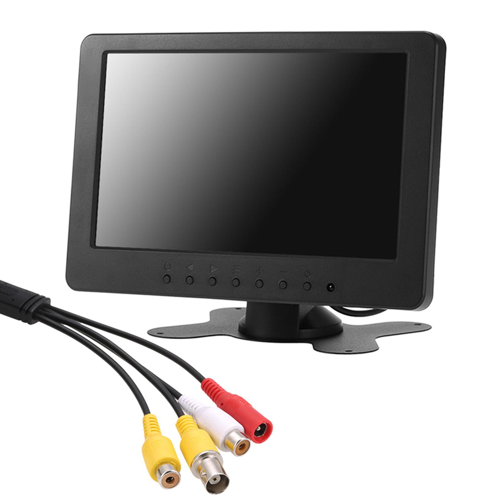 S701 7 Zoll TFT LCD Monitor Bildschirm 16:9 1024 * 600 BNC AV Video Audio für PC Sicherheit VCD DVD EU EU Plug von Joom DACH