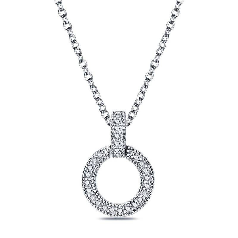 S925 Silber Überzogene Damen Schlagendes Herz Geburtstag Licht Luxus Nischen Anhänger Lange Halskette von Joom DACH