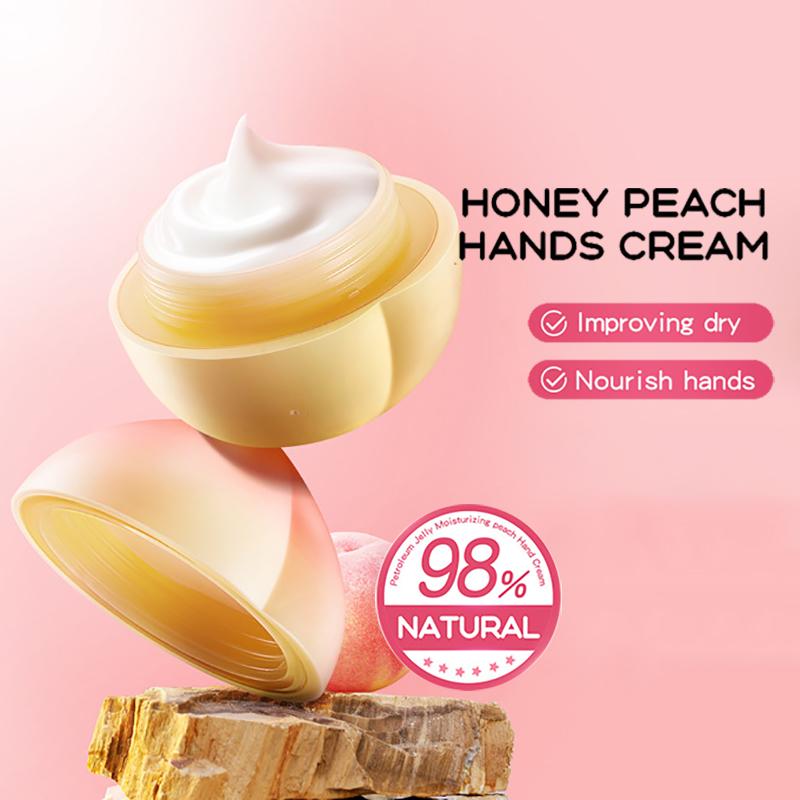 SADOER Mango Pfirsich Aloe Vera Zitrone Frucht Handcreme Feuchtigkeitsspendend Aufhellend Reparierend Handcremes für Hände Hautpflege pfirsich von Joom DACH