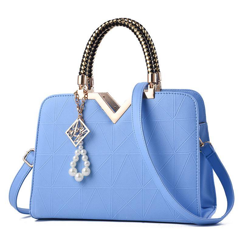 SCIONE Taschen Damen Handtaschen Mode Damen Shell Taschen Schulter Messenger Bags 28.5cm*20cm*12cm hellblaue von Joom DACH