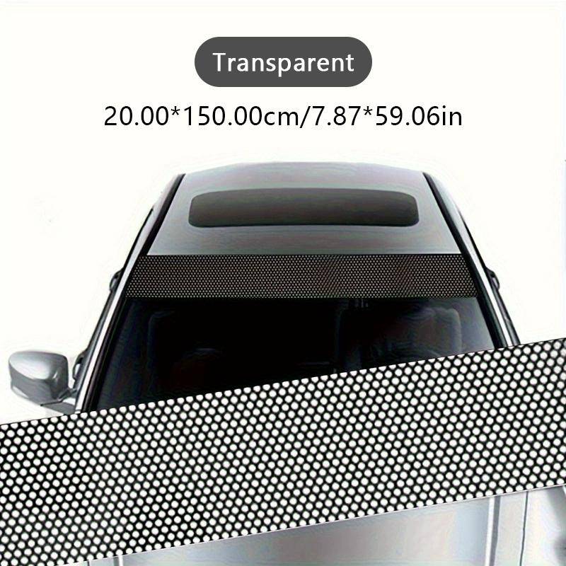 SEAMETAL Auto Frontscheibe Transparent Aufkleber Vorne Hinten Gang Dekorativ Sonnenschutz Aufkleber Aufkleber Auto Dekorative Aufkleber Transparent von Joom DACH