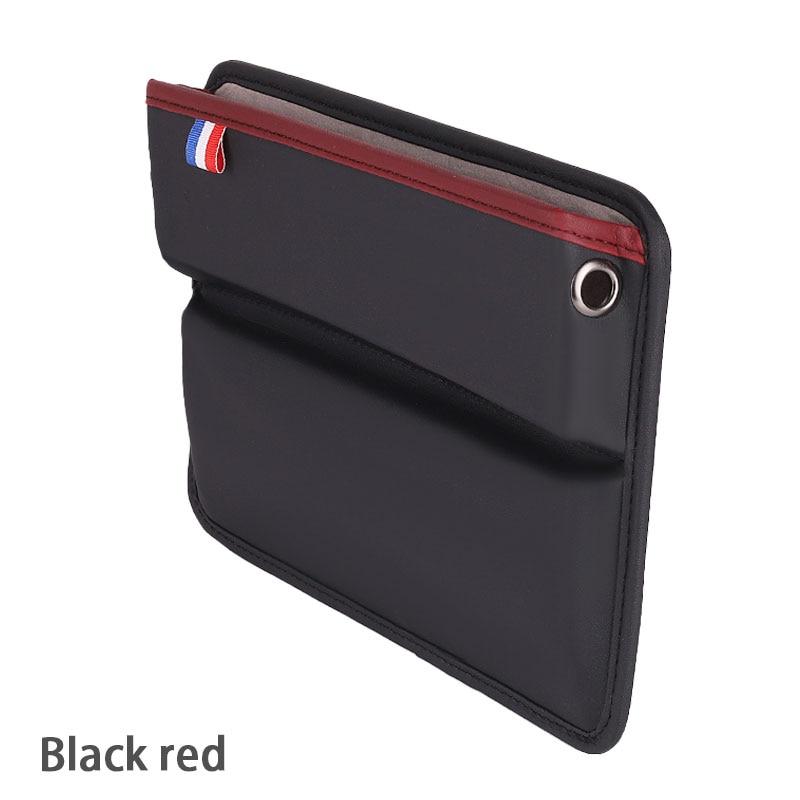 SEAMETAL Luxuriöser Autositz-Lückenfüller-Organizer, hochwertiges PU-Leder, Sitzfugen-Aufbewahrungsbox, Konsolen-Aufbewahrungstasche für Fahrer/Beifahrer 1 pc rot/schwarz von Joom DACH