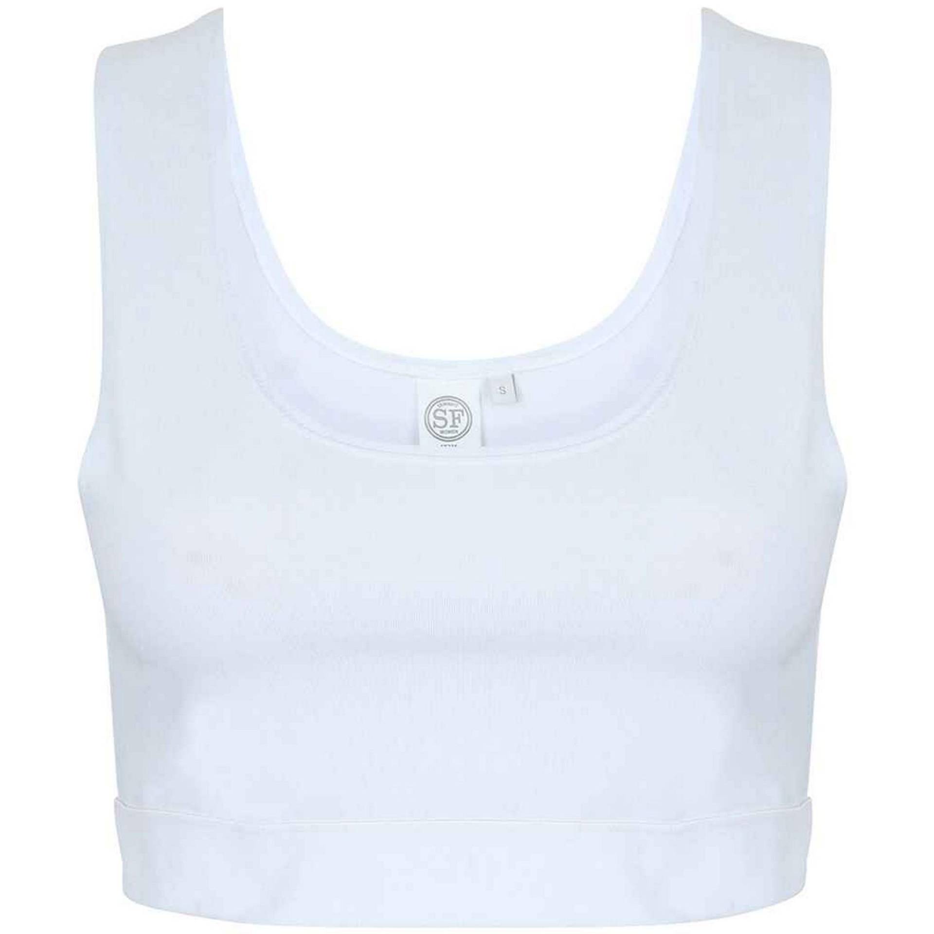 SF Damen-/Damenmode-Crop-Top L weiß von Joom DACH