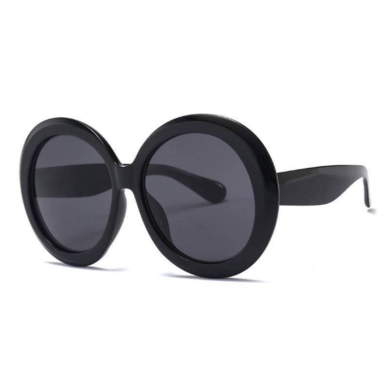 SHAUNA Übergroße runde Sonnenbrille mit Farbverlauf für Damen, Doppelfarben, großer Rahmen, Herren von Joom DACH