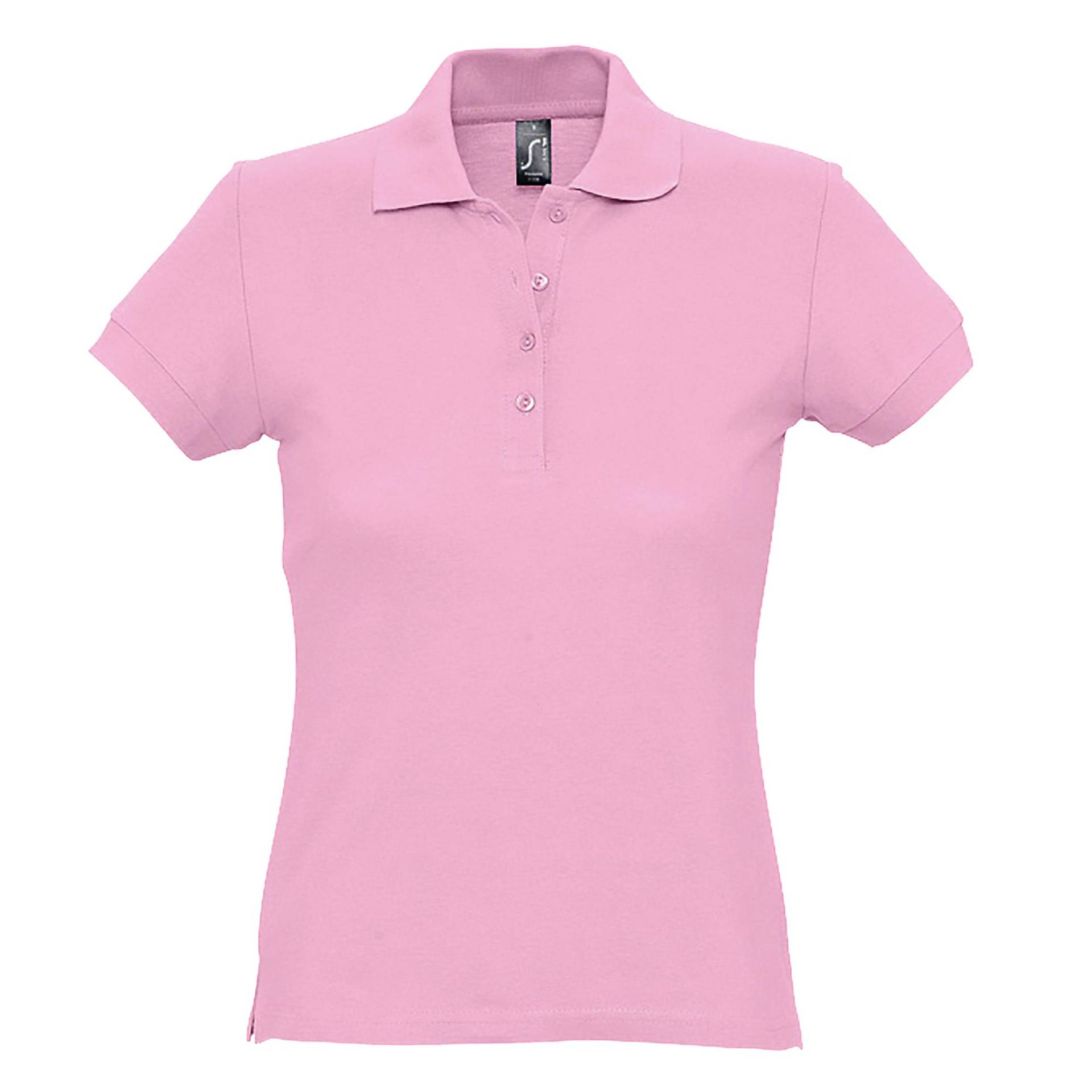 SOLS Damen/Damen Passion Pique Kurzarm-Poloshirt XXL rosa von Joom DACH