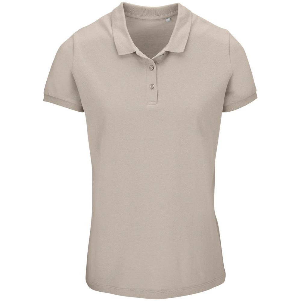 SOLS Damen/Damen Planet Piqué Bio-Poloshirt 16 UK - 18 braun von Joom DACH
