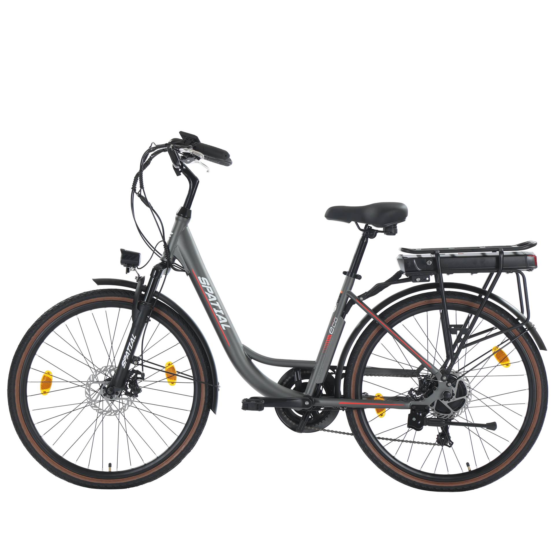 SPATIAL Glänzendes Elektrofahrrad mit Kindersitz 350W Motor 36V13Ah Akku 26 Zoll Reifen E-Bike Outdoor Fahren Elektrofahrrad für Erwachsene von Joom DACH