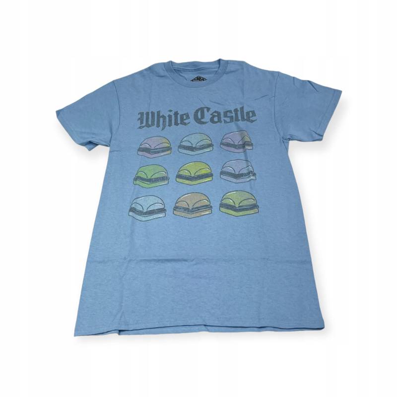 SPENCER'S White Castle S Damen-Rundhals-T-Shirt von Joom DACH