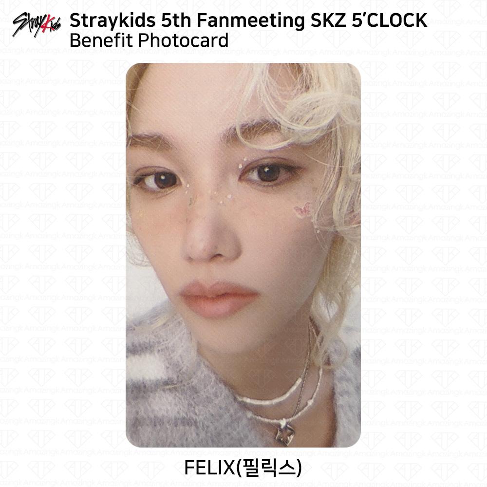 STRAY KIDS 5. Fantreffen SKZ 5'CLOCK Offizielle MD Benefit Fotokarte KPOP K-POP von Joom DACH