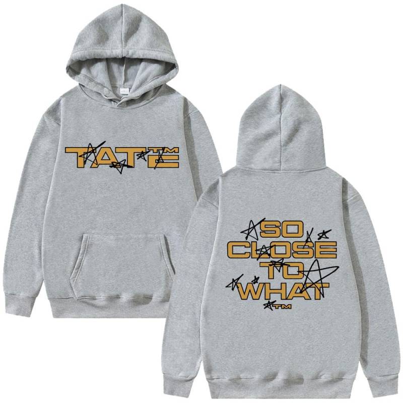 Sängerin Tate McRae So Close To What Miss Possessive Tour 2025 Hoodie Herren Damen Mode Vintage Fleece Pullover Hoodies M von Joom DACH
