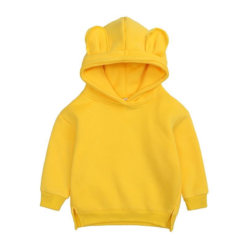 Säuglingsbaby-Jungen-Mädchen-Kleidung Winter-Frühlings-nette Hoodies verdicken Fleece-Sweatshirt-Kinderkleidung 2-3Years von Joom DACH