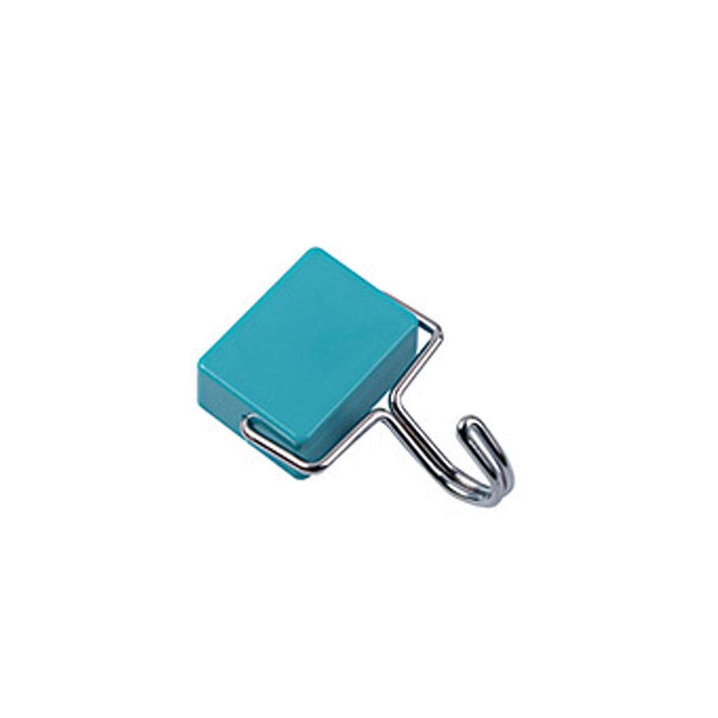 Sagit 180°-Magnethaken mit Aufkleber-Set, leistungsstark, stark für Kühlschrankaufhänger One Size blau von Joom DACH