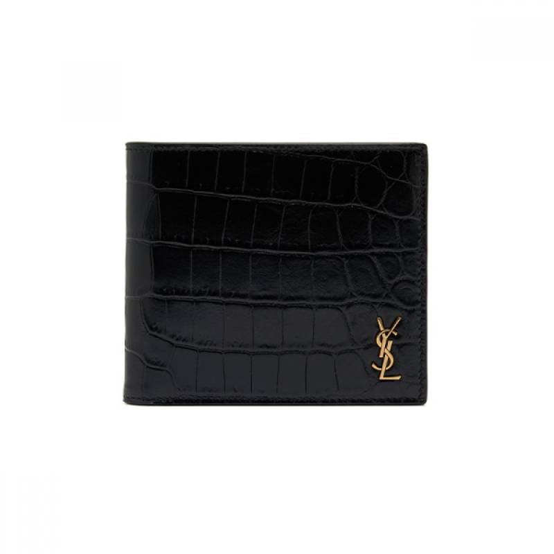 Saint Laurent Tiny Monogram Krokodilgeprägtes Portemonnaie 607727 Dzedw 607727 DZEDW 1000 von Joom DACH