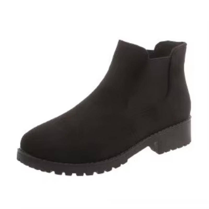 Sale Schuhe für Damen Slipper Damenstiefel Mode Runde Zehenpartie Moderne Stiefel Damen Hohe Qualität Übergröße Stiefeletten 39 schwarz von Joom DACH