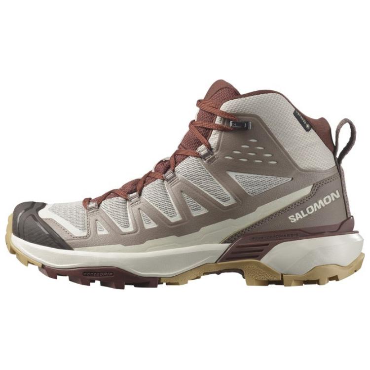 Salomon X Ultra 360 Edge Mid GTX Modische Bequeme Rutschfeste Abriebfeste High-Top Wanderschuhe Damen Wanderschuhe Grau L47698600 38⅔ von Joom DACH