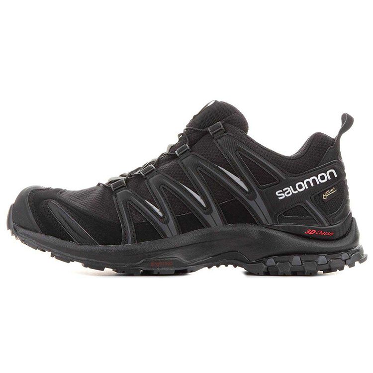 Salomon Xa Pro 3D Leder Bequeme Outdoor Atmungsaktive Knöchelhohe Wanderschuhe Herren Wanderschuhe Schwarz 393322 41⅓ von Joom DACH