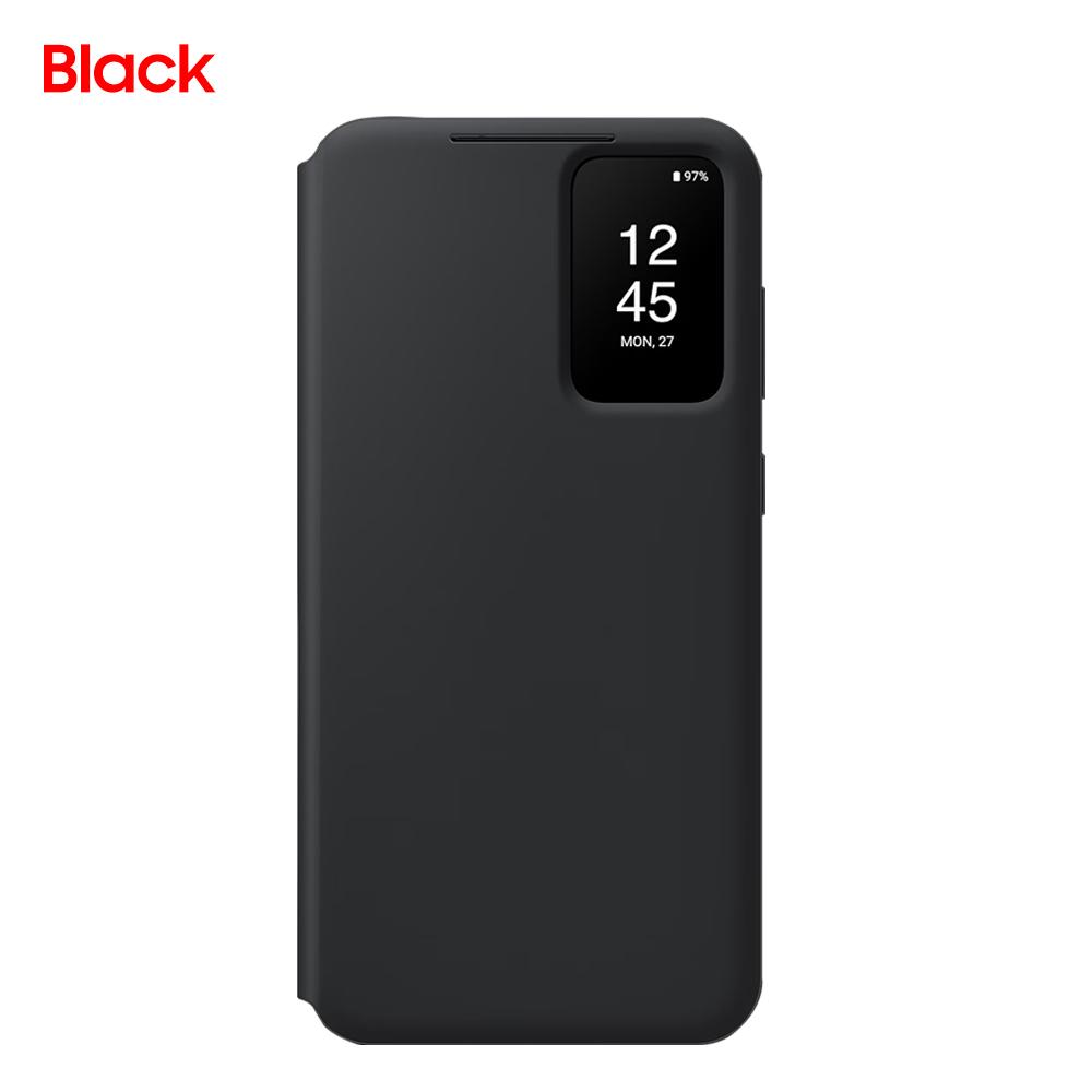 S-View Wallet Flip Case Für Samsung Galaxy S23 S23+ S23 Plus SM-S911B SM-S916B Smart View Handyhülle Cover For Galaxy S23 schwarz von Joom DACH