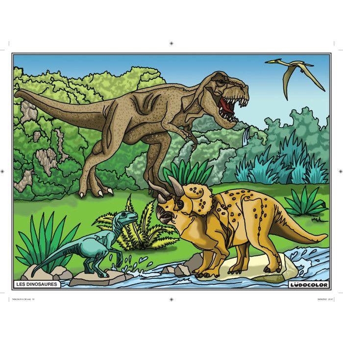 Samttafel zum Ausmalen Für Kinder Die Dinosaurier von Joom DACH