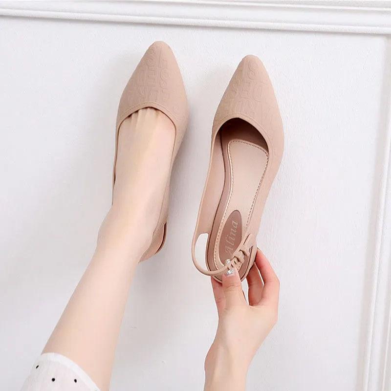 Sandalen Hausschuhe Damen Sommer Flache Sandalen Damen Stil Dicke Schuhe Wasserdicht Einzelne Schuhe Freizeitschuhe 41 khaki von Joom DACH