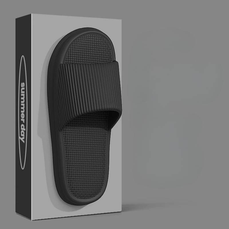 Sandalen Hausschuhe Herren Hausschuhe, Herren Sommer Haus Wohnzimmer Badezimmer rutschfeste Paar Hausschuhe 40-41 schwarz von Joom DACH