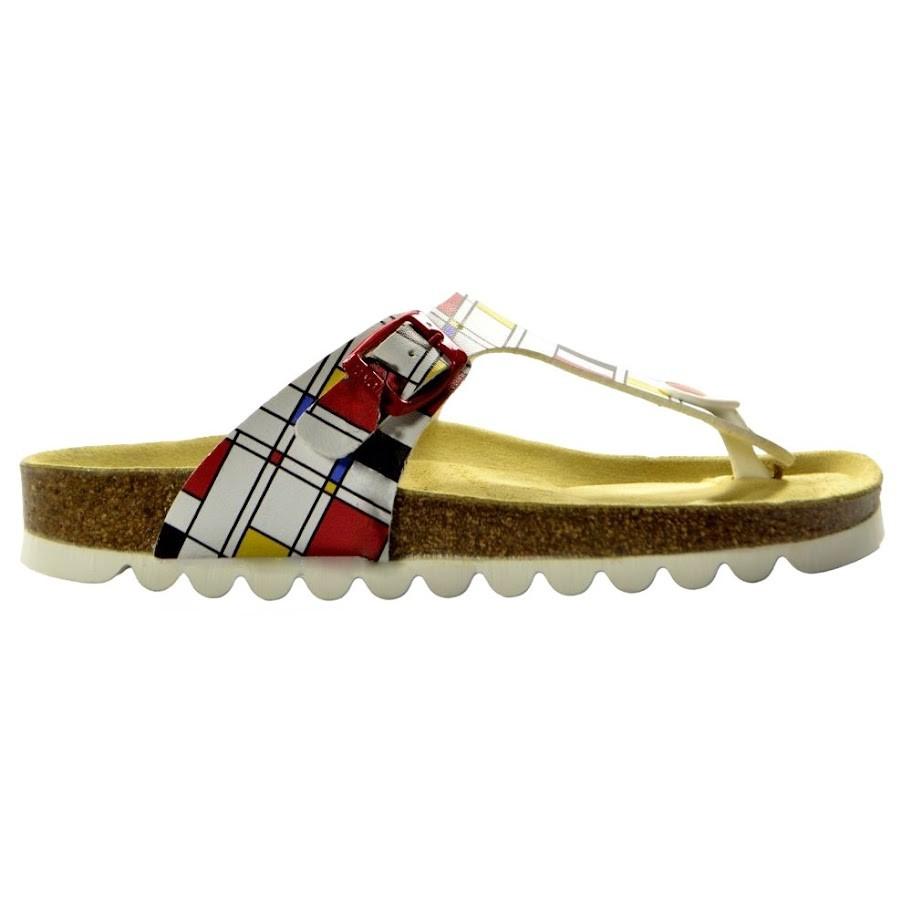 Sanosan Damen/Damen Geneve Srg Retro-Ledersandalen 4 UK weiß von Joom DACH