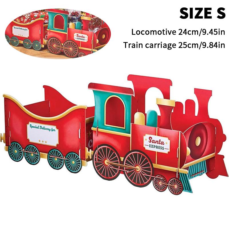 Santa's Geschenkzug — Feiertagsfreude stilvoll liefern DIY Personalisierte Weihnachtszugsets Weihnachtsdekoration as the picture von Joom DACH