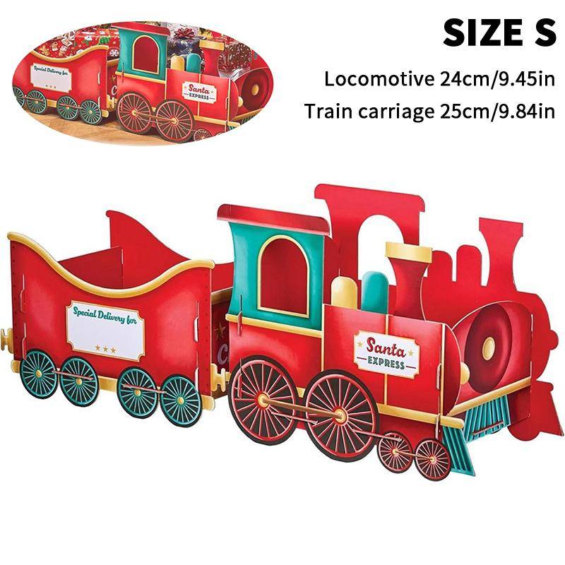 Santa's Geschenkzug — Feiertagsfreude stilvoll liefern DIY Personalisierte Weihnachtszugsets Weihnachtsdekoration as the picture von Joom DACH