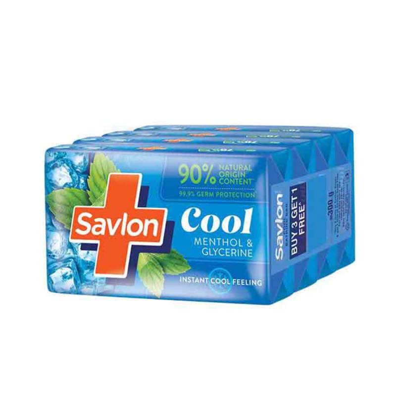 Savlon Cool Seife mit Menthol und Glycerin 75gx4 Erfrischende Badseife für Männer und Frauen von Joom DACH