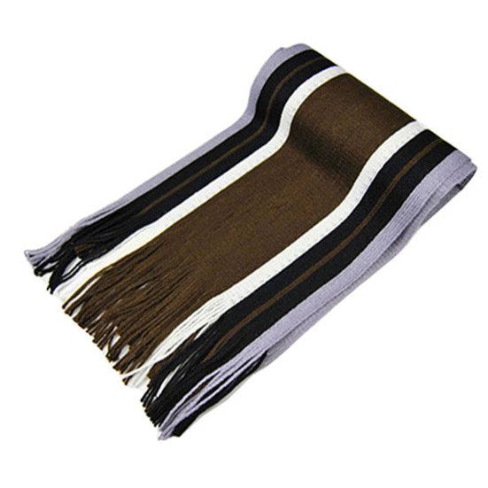 Scarf Fashion Soft Classic Men Classic Scarf Shawl for Winter kaffeebraun von Joom DACH