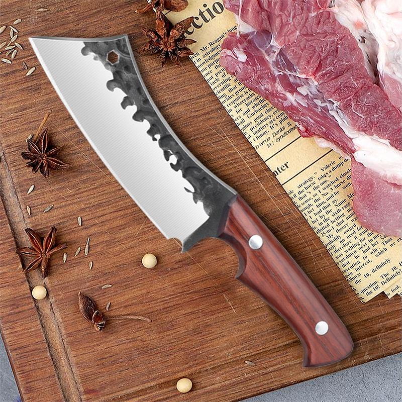 Scharfes und langlebiges Haushaltsmesser Mehrzweckmesser mit Holzgriff Küchenmesser Ausbeinmesser Geschmiedetes Fischtötungsmesser with cover Scharfes und langlebiges Haushaltsmesser Mehrzweckmesser mit Holzgriff Küchenmesser Ausbeinmesser Geschmiedetes Fischtötungsmesser with cover von Joom DACH