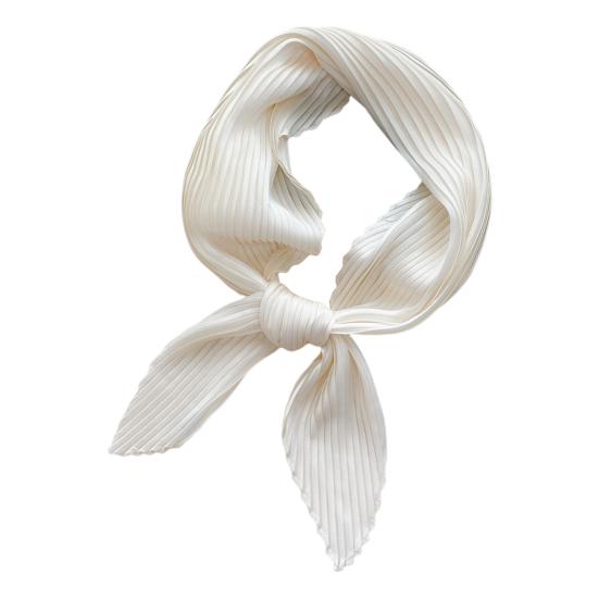 Schicker, plissierter, hautberührender, dünner, gekräuselter Schal für den täglichen Gebrauch für Damen 70cm von Joom DACH