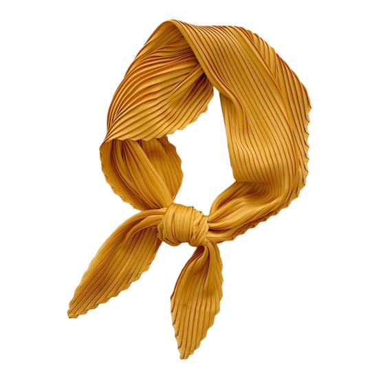 Schicker, plissierter, hautberührender, dünner, gekräuselter Schal für den täglichen Gebrauch für Damen 70cm von Joom DACH