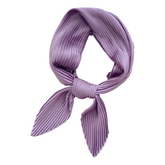 Schicker, plissierter, hautberührender, dünner, gekräuselter Schal für den täglichen Gebrauch für Damen 70cm von Joom DACH