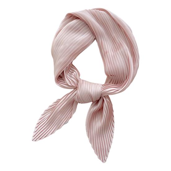 Schicker, plissierter, hautberührender, dünner, gekräuselter Schal für den täglichen Gebrauch für Damen 70cm von Joom DACH