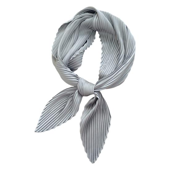 Schicker, plissierter, hautberührender, dünner, gekräuselter Schal für den täglichen Gebrauch für Damen 70cm von Joom DACH