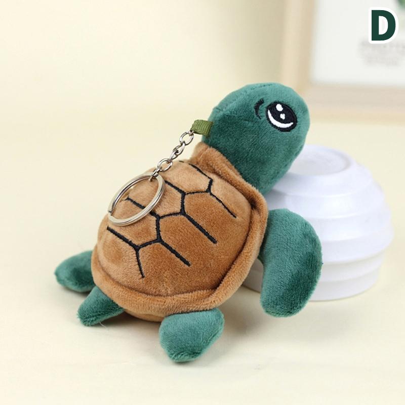 Schildkröte Plüschtier Schildkröte Anhänger Stoffpuppe Schlüsselanhänger Autotasche Schlüsselanhänger Dekor dunkelgrüne von Joom DACH