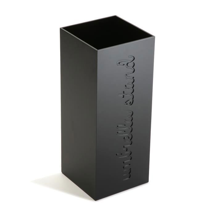 Schirmständer - VERSA - Budapest - MDF-Holz - Schwarz - 48,5 x 22 x 22 cm schwarz von Joom DACH